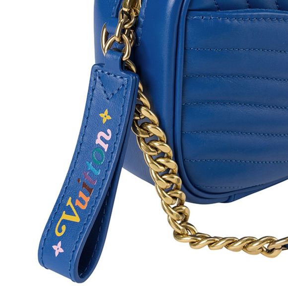 Louis Vuitton New Wave Shoulder Bag Blue Smooth Calf Leather - Picture 8 of 8